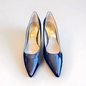 Michael Kors Black Patent Leather 3”in stiletto hills